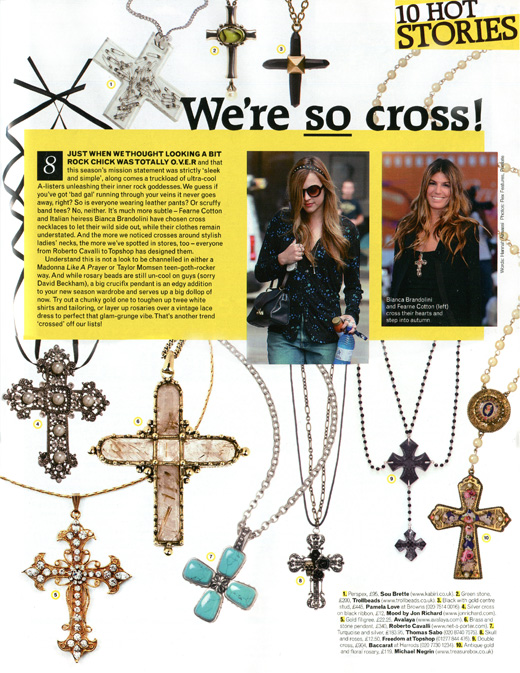 Avalaya.com cross pendant feature on page 47 Avalaya.com cross pendant feature on page 47