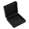 Luxurious Black Matt Wood Jewellery Presentation Box (Earrings, Brooch, Bracelet, Pendant)