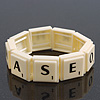 Funky Acrylic Scrabble Flex Bracelet - 18cm Length