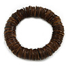 Brown Shell Flex Bracelet - 17cm L - Medium