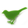 Lime Green Acrylic Sparrow Brooch