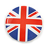 Union Jack Flag Lapel Pin Button Badge - 3cm Diameter