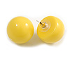 20mm Diameter/ Yellow Acrylic Ball Stud Earrings