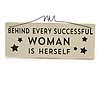 Funny Friends Relationship Successful Woman Family Relatives HUSBAND WIFE WORK BOSSY Quote Wooden Novelty Plaque Sign Gift Ideas