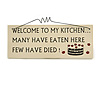 Funny Home Kitchen Food Family Quote Wooden Novelty Plaque Sign Gift Ideas