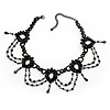 Black Beaded Choker