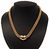 Gold Plated Mesh Magnetic Necklace - 42cm length
