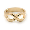 Gold Plated Infinity Knuckle Ring