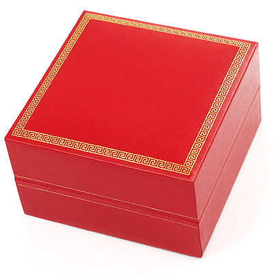 Luxury Red Bracelet / Bangle Jewellery Box - main view