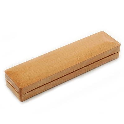 Luxury Natural Pine Stylish Wooden Box for Bracelets - main view