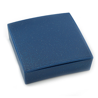 Glitter Blue Earrings/ Brooch/ Pendant/ Set Jewellery Box - main view