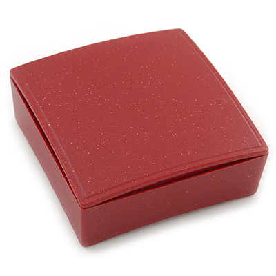 Glitter Red Earrings/ Brooch/ Pendant/ Set Jewellery Box
