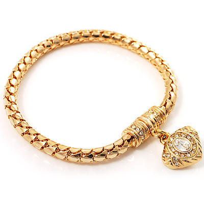 Gold Cobra Magnetic Fashion Bracelet - main view