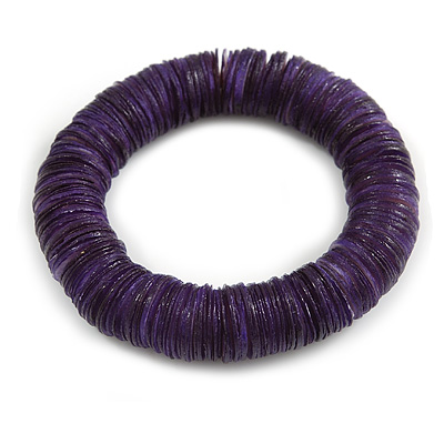 Purple Shell Flex Bracelet - 17cm L - Medium - main view