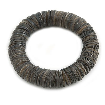 Grey Shell Flex Bracelet - 17cm L - Medium - main view