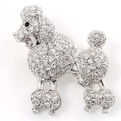 Poodle Costume Brooch - main view