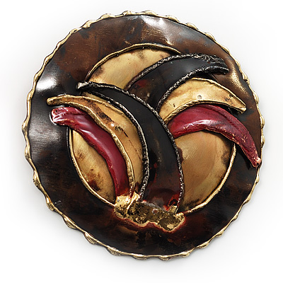 Avalaya Broken Square Ethic Brooch