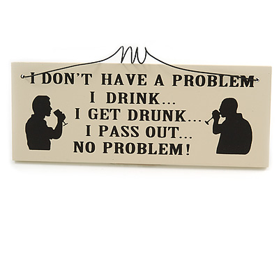 Funny Alcohol Drink Party Hangover Good Mood Quote Wooden Novelty Plaque Sign Gift Ideas - main view