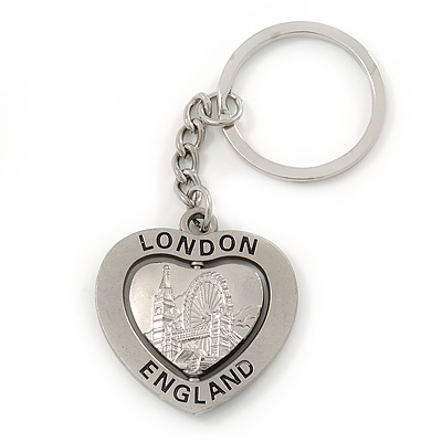 I Love London England Keyring/ Bag Charm SOUVENIR - 9cm L - main view
