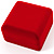 Red Velour Flip Top Bracelet  Box - view 2
