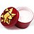 Glitter Burgundy Bow Ring Jewellery Box - view 2