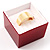 Glitter Burgundy Bow Ring Jewellery Box - view 5