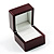 Luxury Wooden Style Mahogany Ring Box - view 4