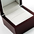 Luxury Wooden Style Mahogany Ring Box - view 5