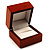 Luxury Wooden Light Brown Mahogany Ring Box