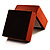 Luxury Wooden Light Brown Mahogany Ring Box - view 8