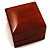 Luxury Wooden Light Brown Mahogany Ring Box - view 6