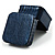 Dark Blue Snake Leather Style Box for Rings - view 7