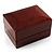 Luxury Wooden Dark Brown Mahogany Wedding Ring Box - view 8