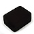 Luxury Black Velour Wedding Two Ring Box - (Rings Are Not Included) - view 2
