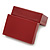 Burgundy Red Leatherette One & Two Rings Box - view 5