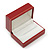 Burgundy Red Leatherette One & Two Rings Box - view 1
