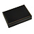 Large Luxury Black Leatherette Brooch/ Pendant/ Earrings/ Comb/ Set Jewellery Box - view 6