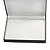 Large Luxury Black Leatherette Brooch/ Pendant/ Earrings/ Comb/ Set Jewellery Box - view 3