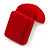 Small Square Red Velour Ring Jewellery Box - view 5