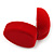 Small Red Velour Heart Ring Jewellery Box - view 6