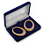 Luxury Blue Velour Brooch/ Pendant/ Earring/ Comb Jewellery Box - view 6