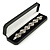 Luxury Black Leatherette Bracelet/ Pendant/ Watch Octagonal Jewellery Box - view 4