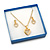 Glitter Blue Earrings/ Brooch/ Pendant/ Set Jewellery Box - view 6