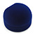 Dark Blue Velour Round Ring Jewellery Box - view 4