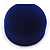 Dark Blue Velour Round Ring Jewellery Box - view 5