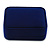 Luxury Dark Blue Velour Wedding Two Ring Box (Rings Are Not Included) - view 6