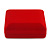Luxury Red Velour Wedding Two Ring Box (Rings Are Not Included) - view 6