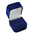 Dark Blue Velour Box For Rings (Ring Is Not Included)