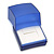 Square Blue Ring/ Stud Earrings/ Small Brooch Jewellery Box - view 2