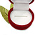 Dark Red Rose Gift Box for Small Rings - view 3